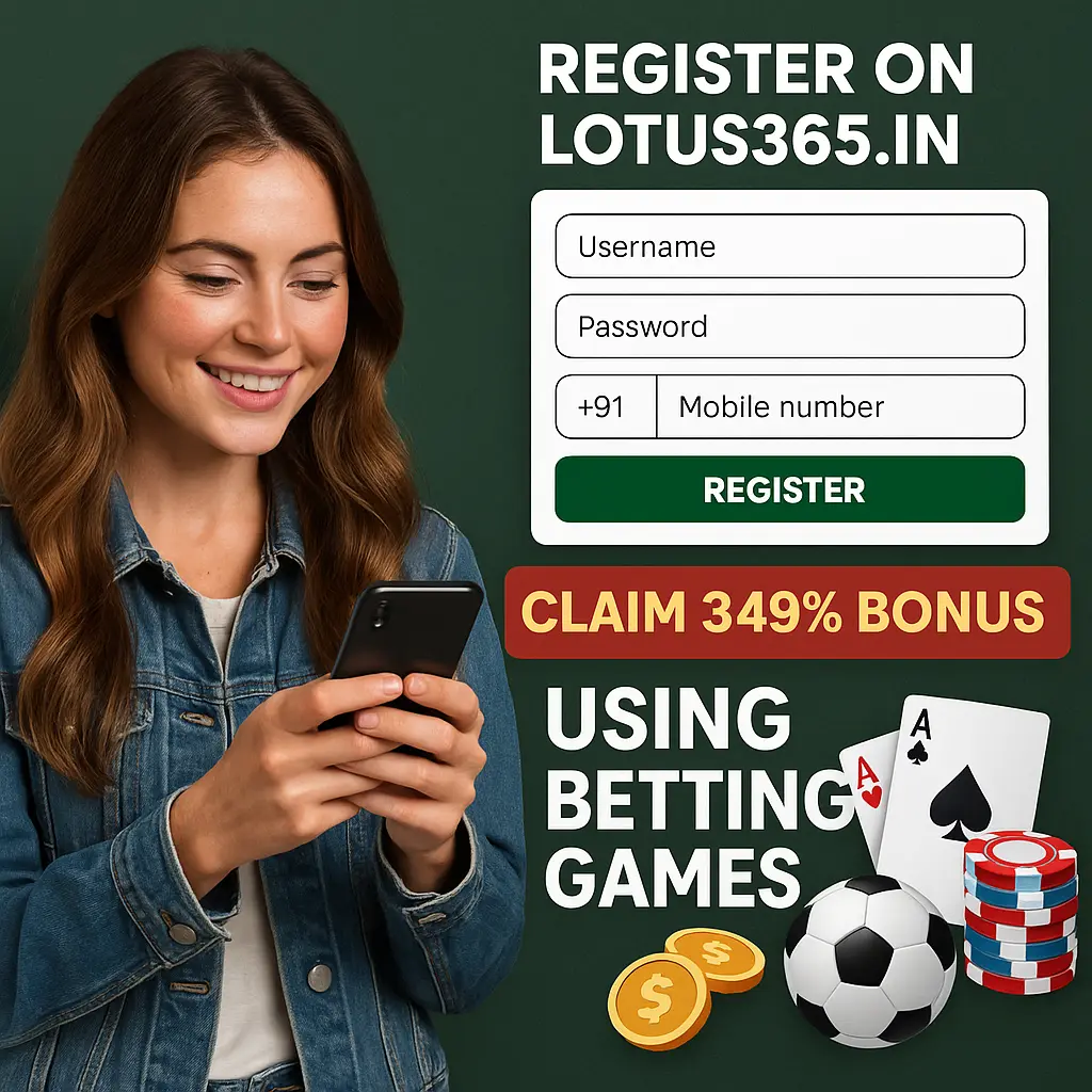 How to register on lotus365.in