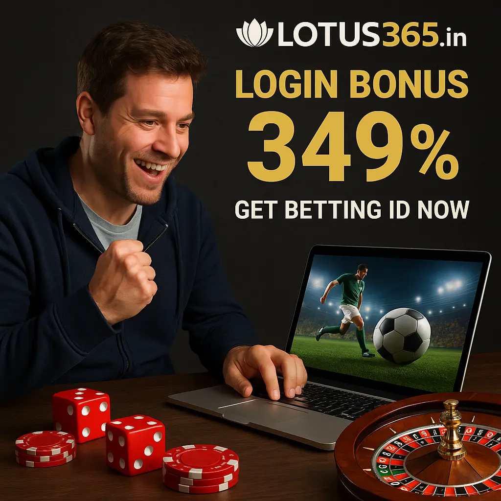 Lotus365 in Login and Get Bonus 349% Now