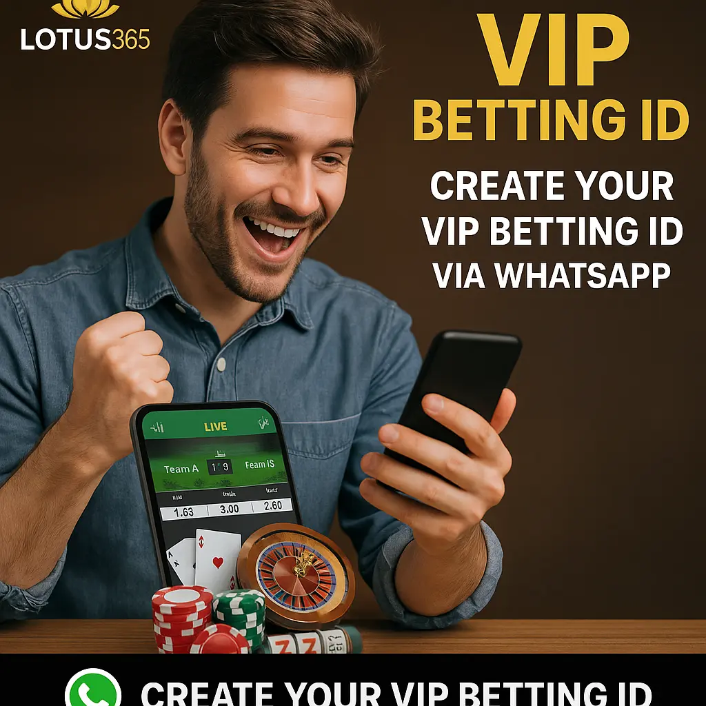 Lotus365 VIP Betting ID | Create Your VIP Betting ID via WhatsApp